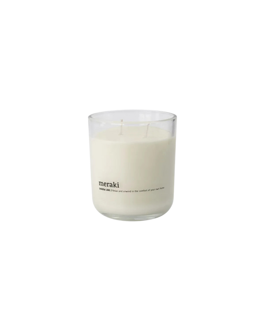 Scented candle, shadow lake