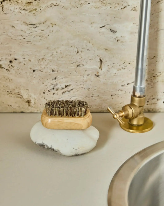 Nail brush bamboe 8cm